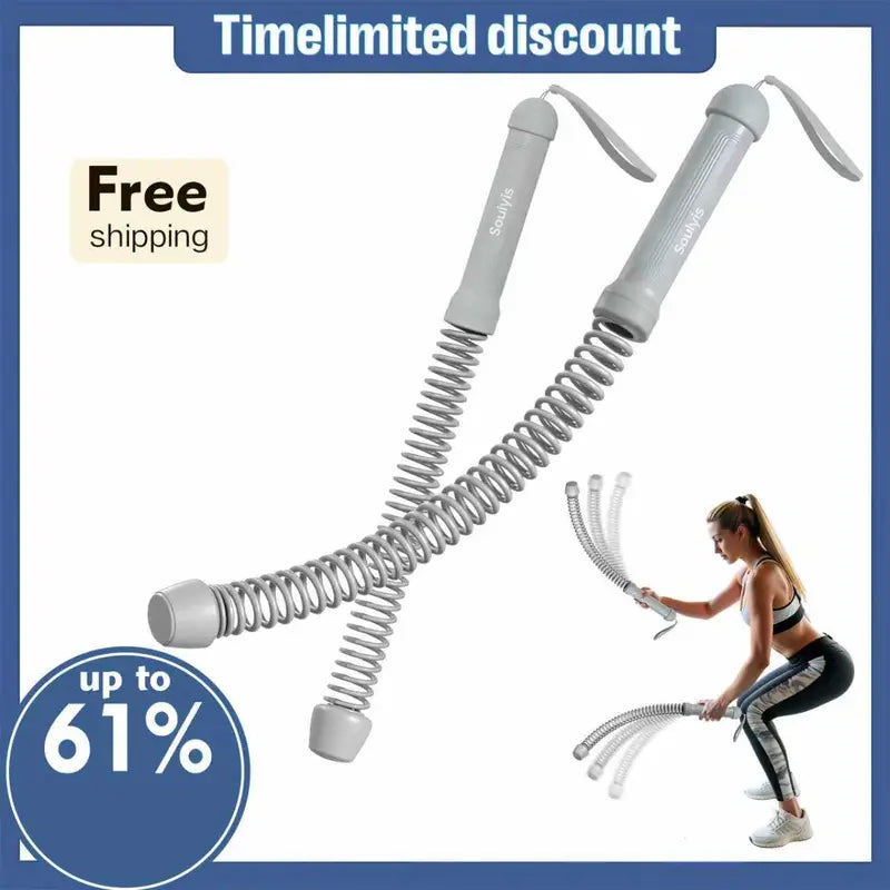 Cordless Battle Ropes - Weighted Fitness Ropes for At-Home HIIT and Full-Body Workouts