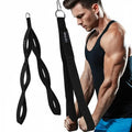 Tricep Rope Cable Attachment with 6 Anti-Slip Handles for Strength Training and Home Workouts