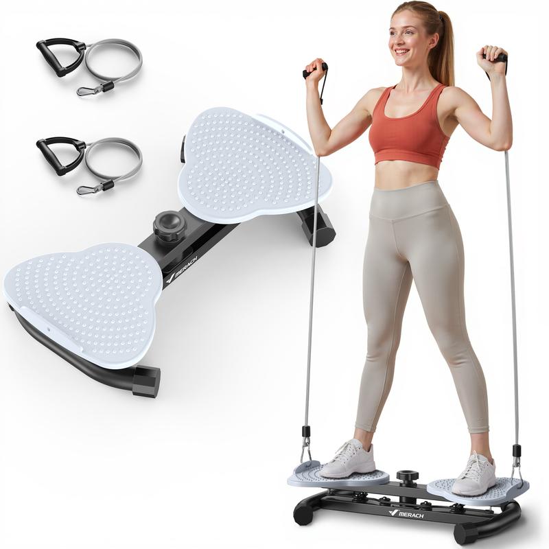 Waist Twist Machine for Toned Abs - Double Non-Slip Silent Exercise Equipment