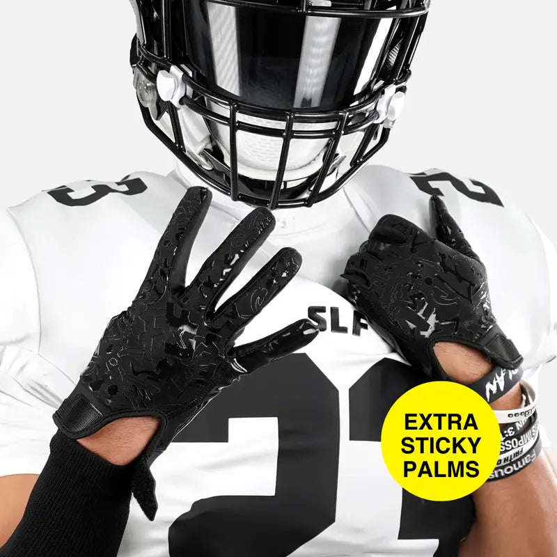 Sticky Football Receiver Gloves - Ultra-Sticky Grip, Lightweight & Breathable Fabric