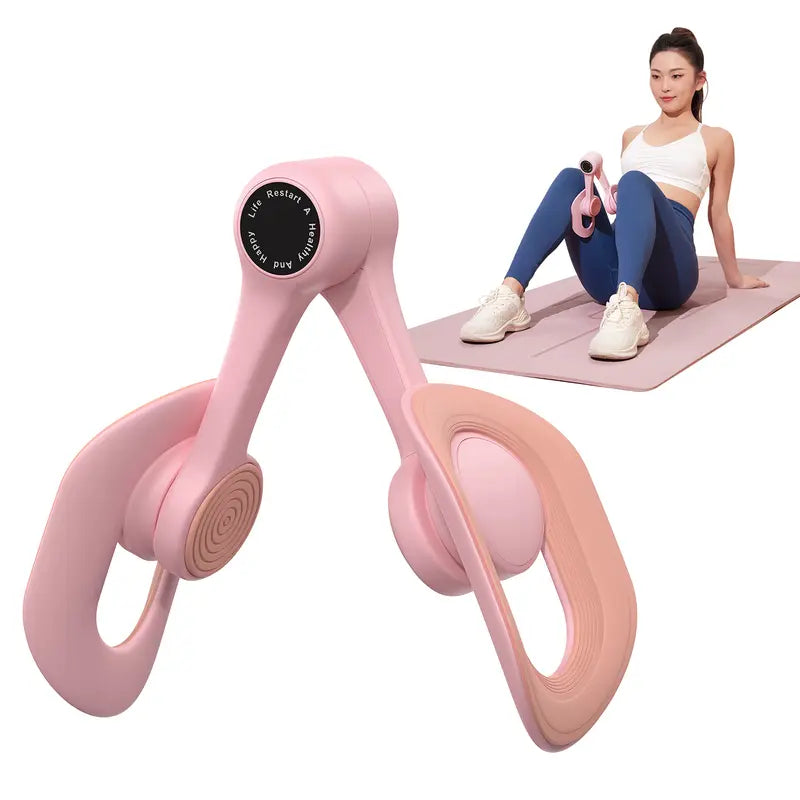 Thigh Trainer Home Fitness Equipment for Inner Thigh, Legs, and Arms - Optional Smart Counter