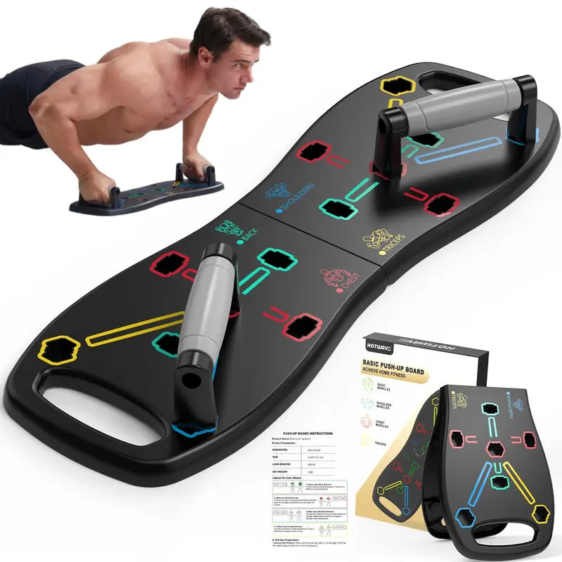 Professional Push Up Board - Portable Strength Training Equipment for Chest, Shoulders, Back & Triceps