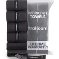 Gym Towels 5 Pack - Microfiber Workout Towels, Quick Dry and Highly Absorbent for Sports