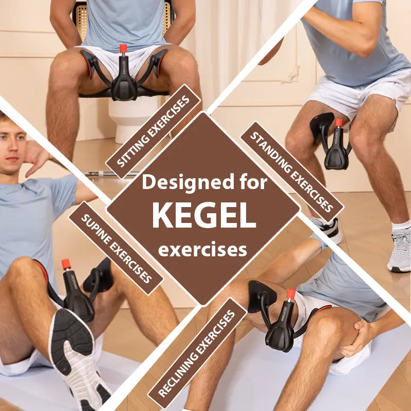 Kegel Exercise Equipment, Pelvic Floor Trainer and Resistance Spring Leg Exerciser for Home Fitness