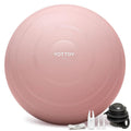 65cm Unisex Anti-Burst Stability Ball, Extra Thick PVC Exercise Equipment for Core Workouts