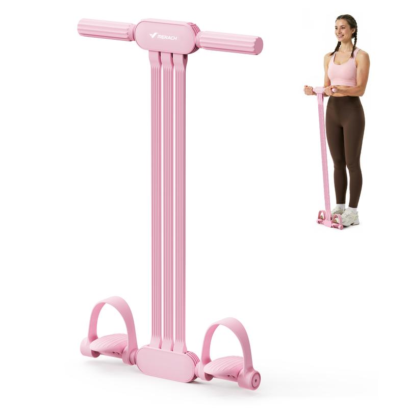 Multifunction Pedal Resistance Band, Elastic Pull Rope for Full-Body Home Workouts