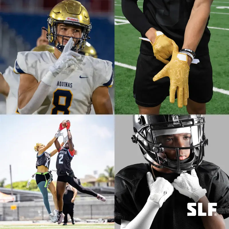 Sticky Football Receiver Gloves - Ultra-Sticky Grip, Lightweight & Breathable Fabric