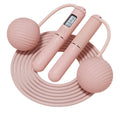 2 In 1 Cordless Jump Rope with Counter for Fitness - Adjustable Smart Skipping Rope for Speed and Cardio