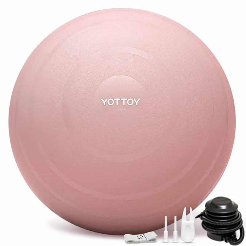65cm Unisex Anti-Burst Stability Ball, Extra Thick PVC Exercise Equipment for Core Workouts
