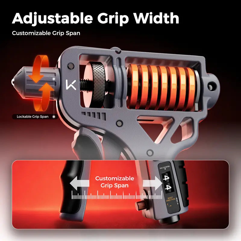 H-Shaped Ergonomic Hand Grip Strengthener - Adjustable 10-60KG Resistance Equipment