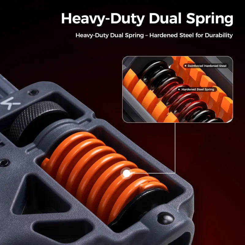 H-Shaped Ergonomic Hand Grip Strengthener - Adjustable 10-60KG Resistance Equipment