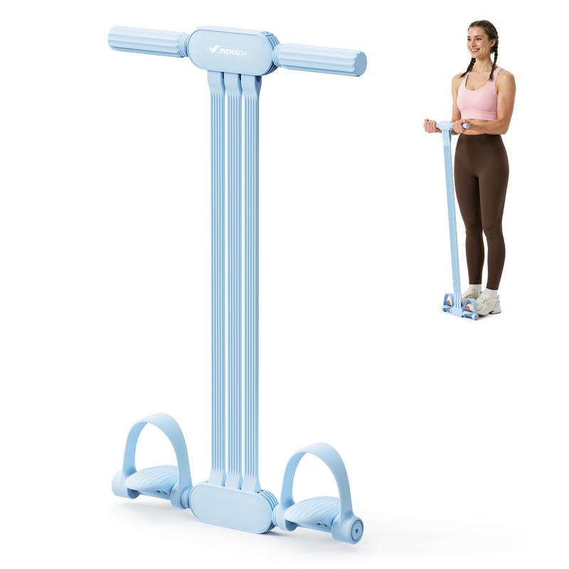 Multifunction Pedal Resistance Band, Elastic Pull Rope for Full-Body Home Workouts