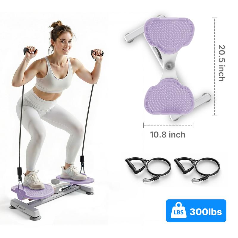 Waist Twist Machine for Toned Abs - Double Non-Slip Silent Exercise Equipment
