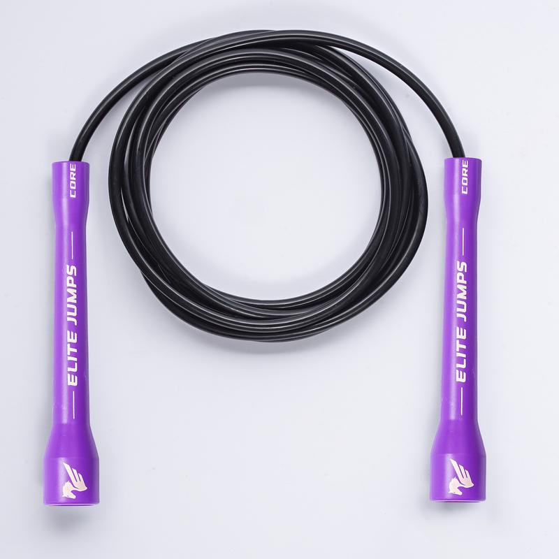 Core 5mm PVC Skipping Rope - Adjustable Exercise Equipment with Unbreakable Handles for Indoor/Outdoor Fitness