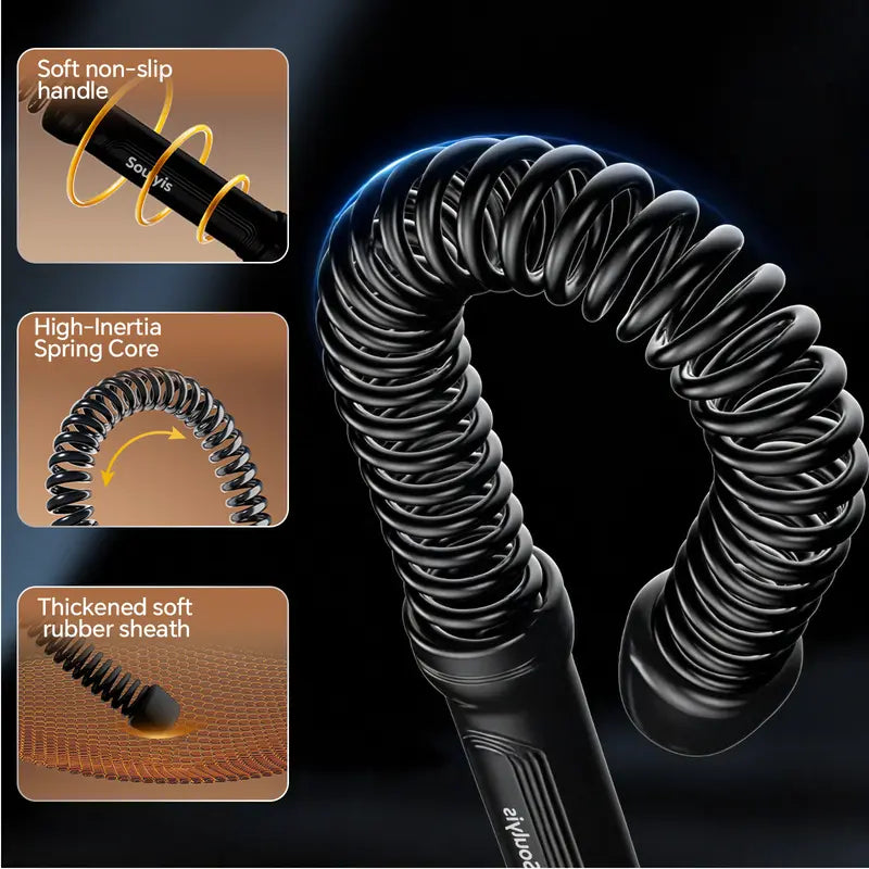 Cordless Battle Ropes - Weighted Fitness Ropes for At-Home HIIT and Full-Body Workouts