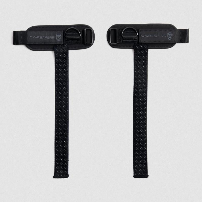 Lifting Straps with Cushioned Wrist Cuff, 14.5" Cotton Strap and Anti-Slip Silicone Beads