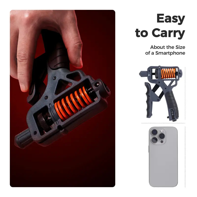 H-Shaped Ergonomic Hand Grip Strengthener - Adjustable 10-60KG Resistance Equipment