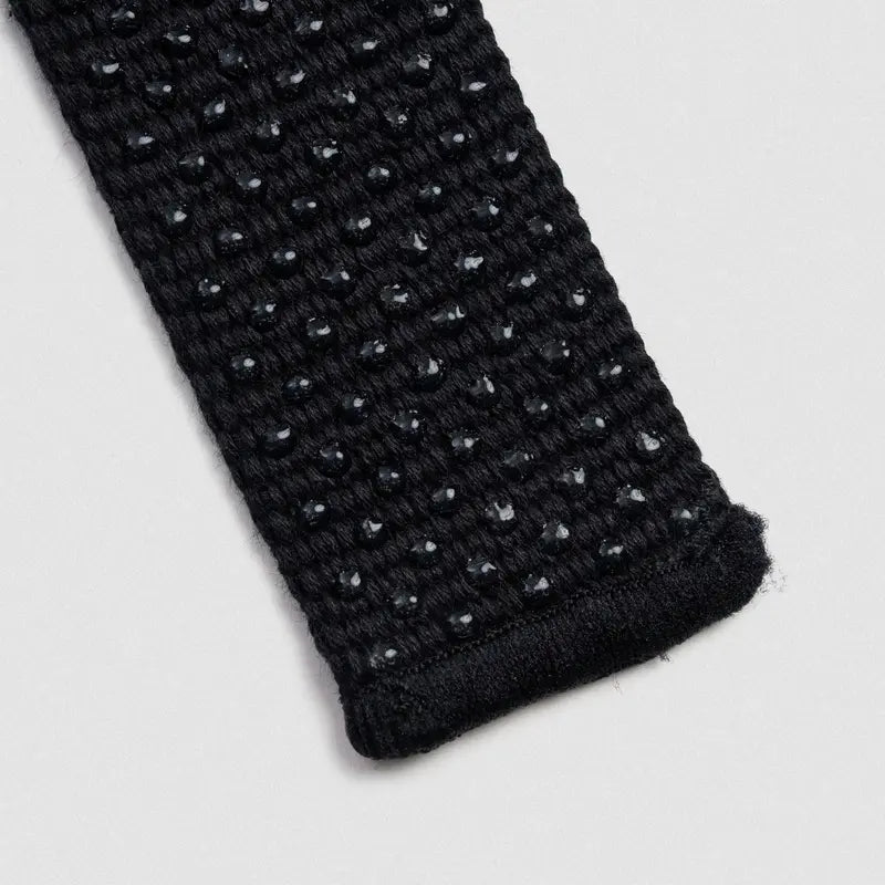 Lifting Straps with Cushioned Wrist Cuff, 14.5" Cotton Strap and Anti-Slip Silicone Beads