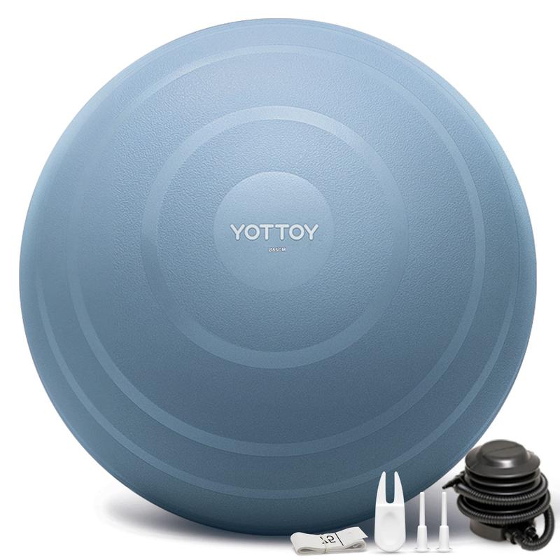 65cm Unisex Anti-Burst Stability Ball, Extra Thick PVC Exercise Equipment for Core Workouts