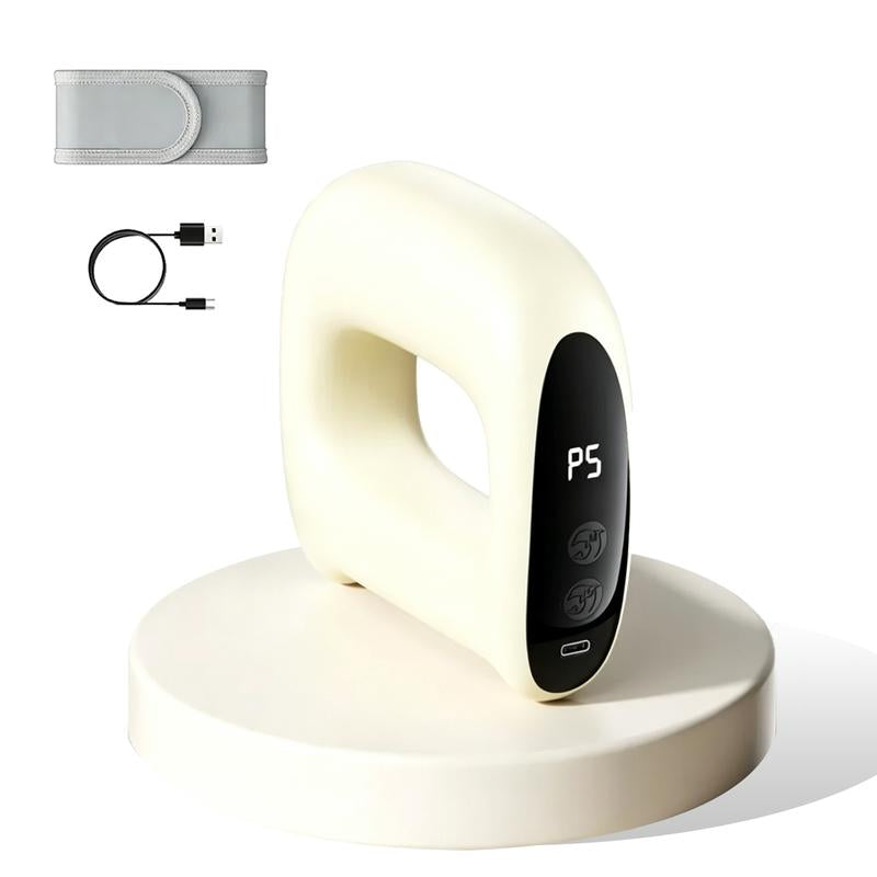 Portable Deep Tissue Vibration Back Massager with 55-in Adjustable Belt, Cordless Rechargeable