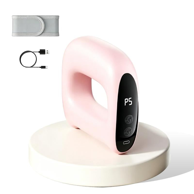 Portable Deep Tissue Vibration Back Massager with 55-in Adjustable Belt, Cordless Rechargeable