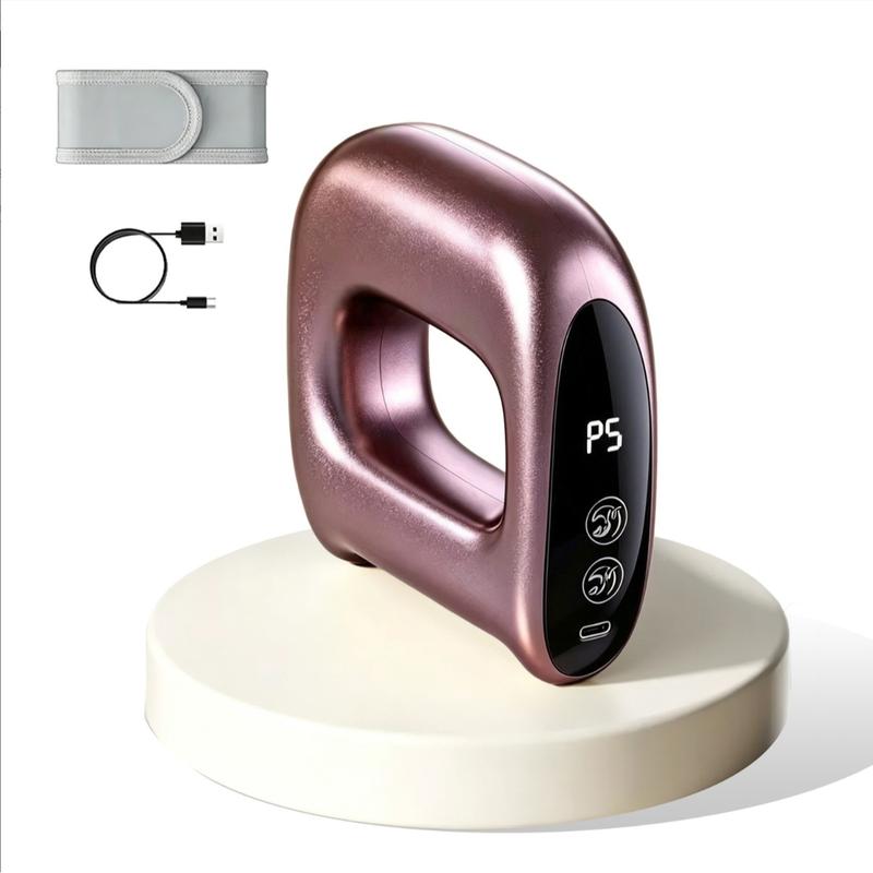 Portable Deep Tissue Vibration Back Massager with 55-in Adjustable Belt, Cordless Rechargeable