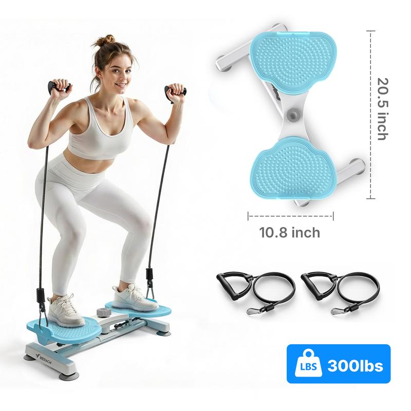 Waist Twist Machine for Toned Abs - Double Non-Slip Silent Exercise Equipment