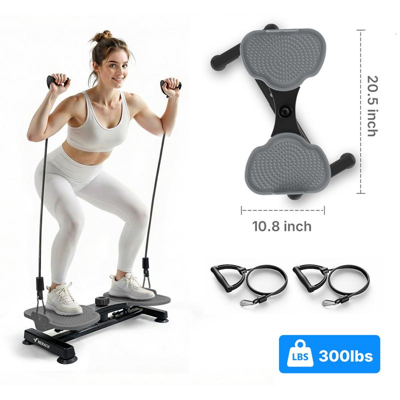 Waist Twist Machine for Toned Abs - Double Non-Slip Silent Exercise Equipment