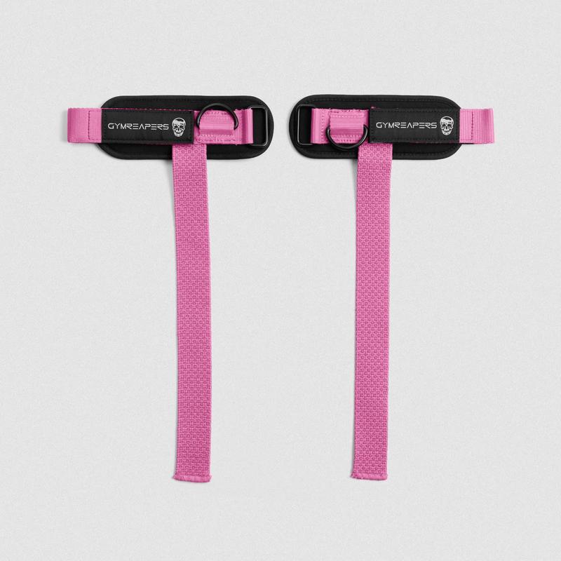 Lifting Straps with Cushioned Wrist Cuff, 14.5" Cotton Strap and Anti-Slip Silicone Beads