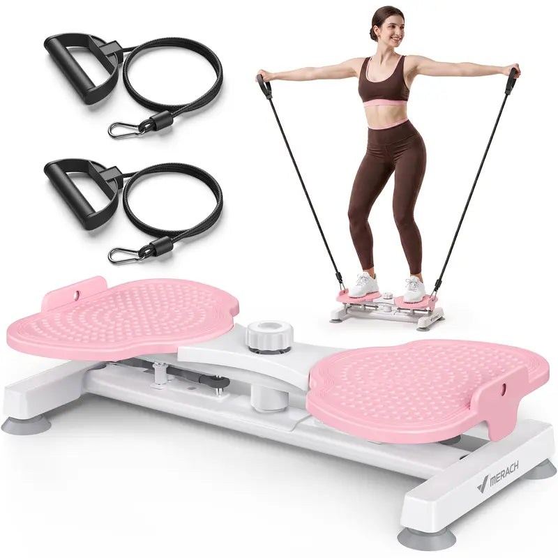 Waist Twist Machine for Toned Abs - Double Non-Slip Silent Exercise Equipment